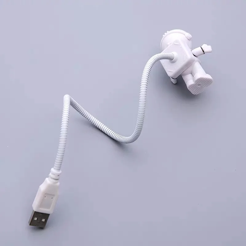  Flexible Spaceman Astronaut Usb Tube Led Night Light Lamp For Computer Laptop Pc Notebook Reading P - 4000020216190