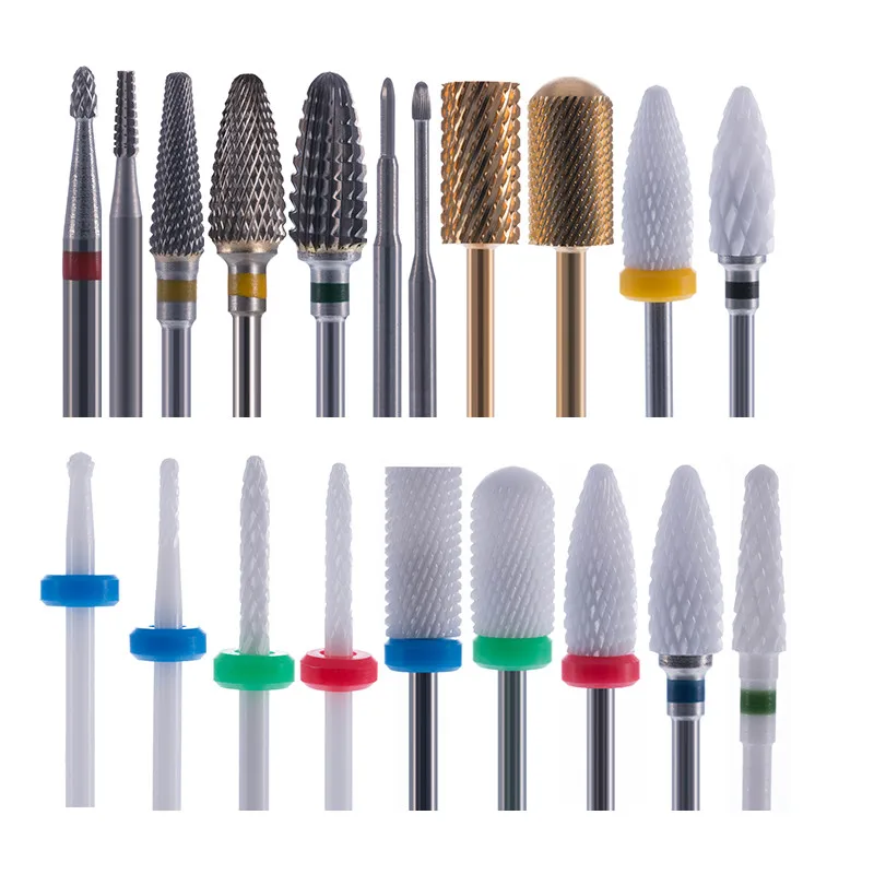 

29 Type Nail File Electric Nail Drill Bit Manicure Machine Carbide&Ceramic&Diamond Rotate Burr Milling Cutter Nail Drilling