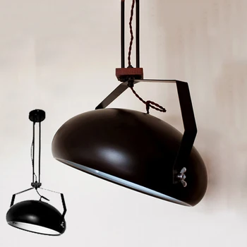 

LOFT style Pendant Light D38cm. Indoor simple and beautiful suspension lamp back to Industrial revolution times iron droplight