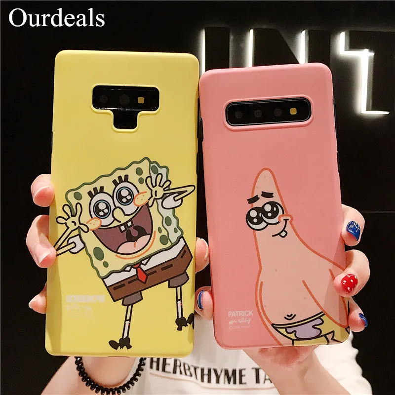 Ourdeals милый мультяшный чехол для телефона samsung Galaxy S10 S8 S9 Plus Note 8 9 силиконовый