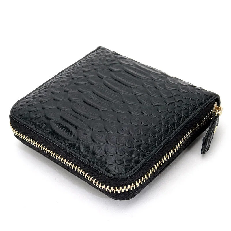 

Womens Wallets and Purses European Luxury Elegant Wallet Genuine Cow Leather Alligator Mini Short Zipper Holders Card Wallets