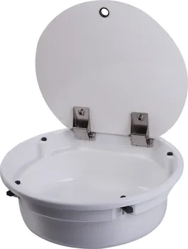 

Boat Caravan RV Camper Round White Acrylic Sink With Lid 430*140mm GR-Y010A