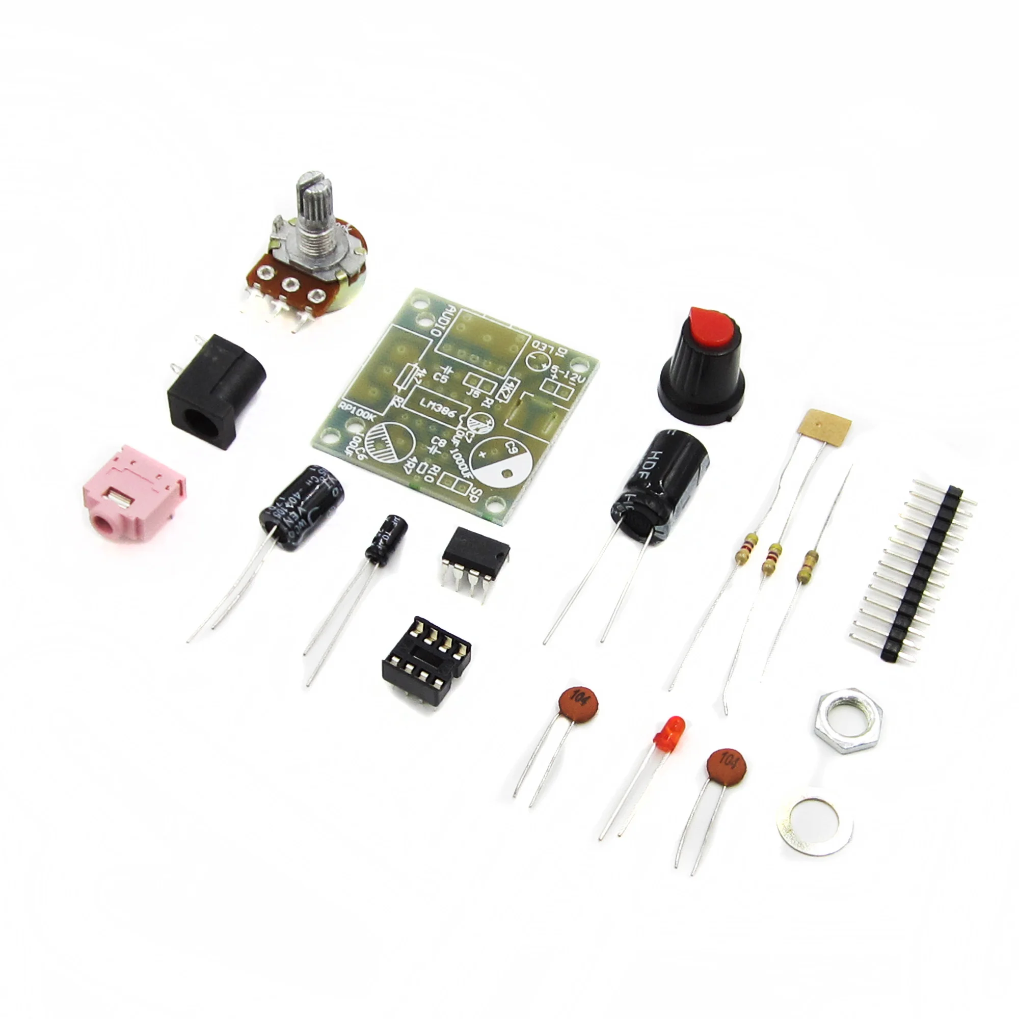 

LM386 Super Mini Power Amplifier Board 3V-12V DIY Kit Super High Quality
