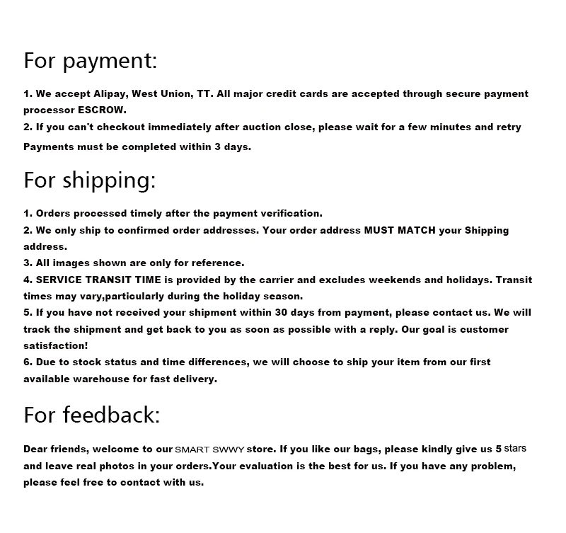 物流信息模板SMART SWWY