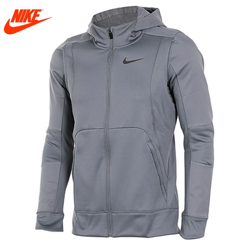 

Original Nike men's spring traning hooded comfortable outdoor sporting jacket Grey Green