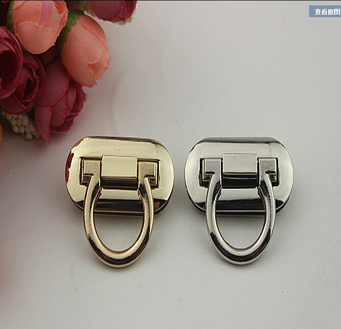 (5 pieces / lot) New bag lock/hardware lock h gold silver bags lock