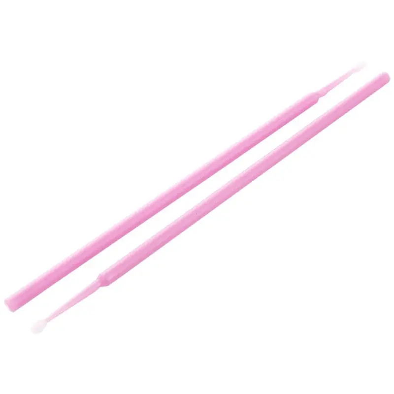 100 Pcs Disposable Swab Applicator Micro Brush Eyelashes Extension Mascara Tools 2