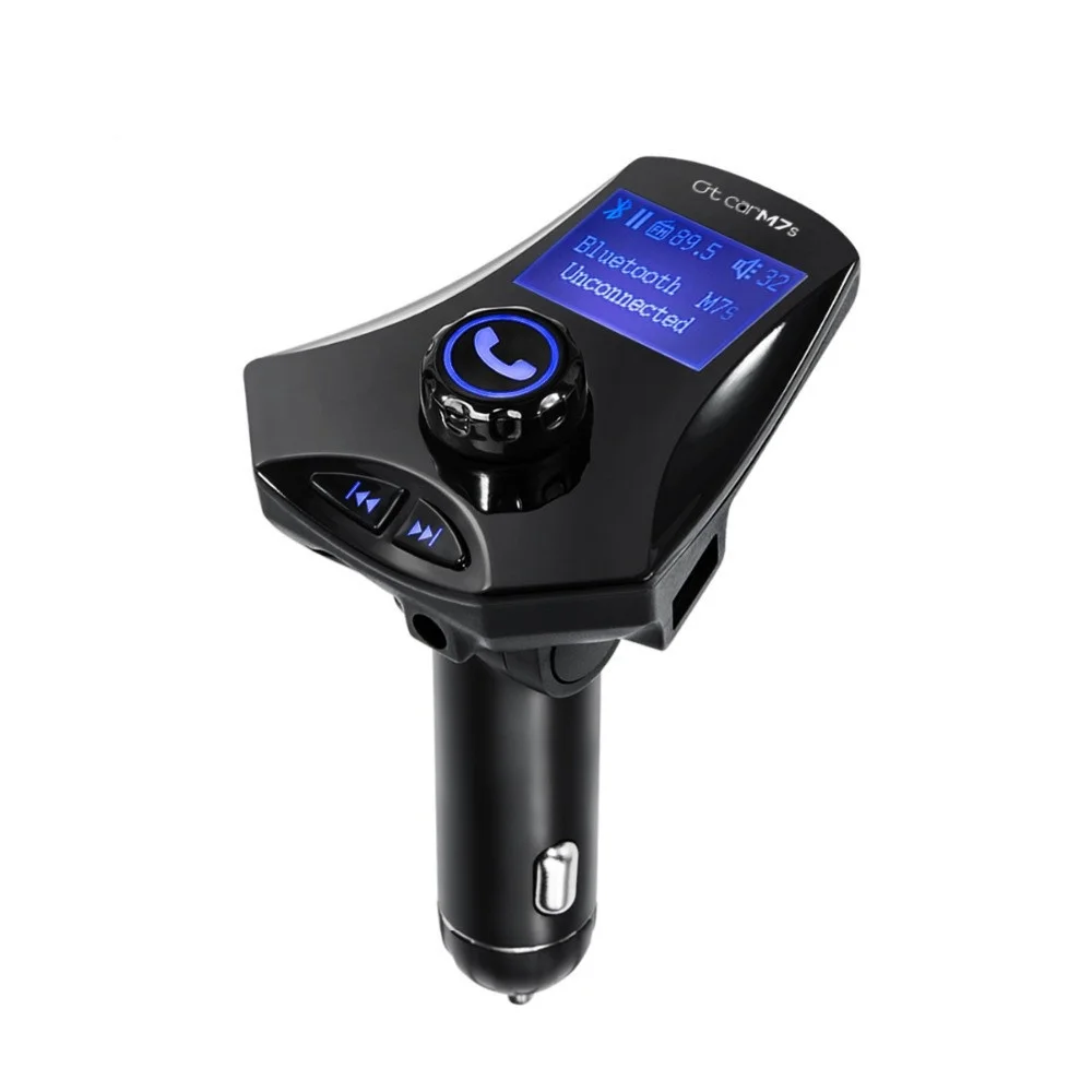 

2018 New M7S Car Bluetooth Kit MP3 Player FM Transmitter USB Charger