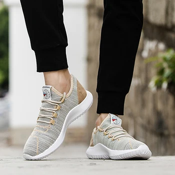 

Men Vulcanize Shoes Lightweight Breathable Flats Men Shoes Loafers Casual Shoes Men Trainers Sneakers 2019