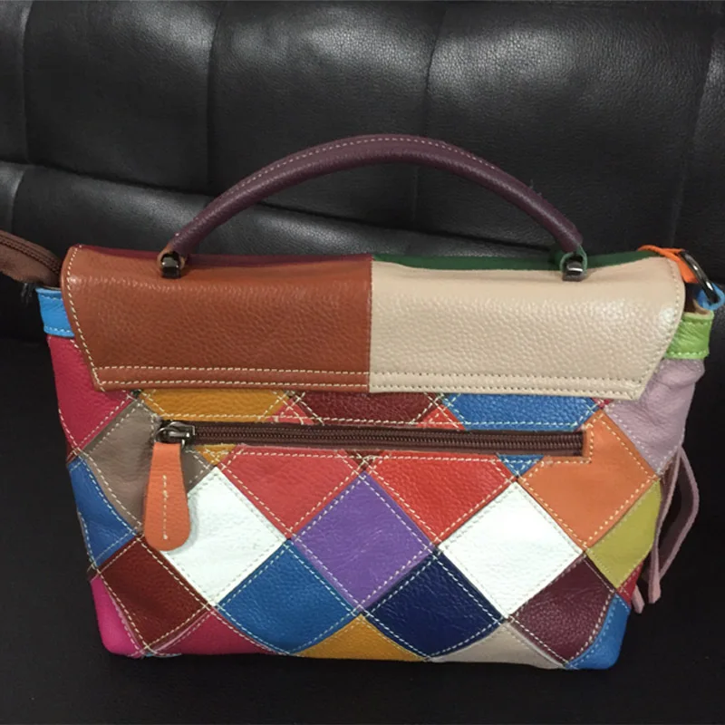 Сумка с бахромой и кисточками комбинированные цветные сумки для женщин 2019