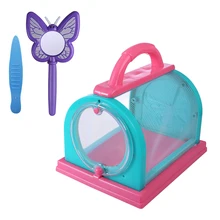 Биологический Контейнер для наблюдения ребенка увеличительный портативный ящик для насекомых коллекция бабочка Cicada Стрекоза Разведочная клетка