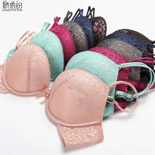 JYF, Европа, Виктория, женское нижнее белье, сексуальный кружевной комплект с бюстгальтером с вышивкой, большой размер, чашка D, пуш-ап, бюстгальтер, трусики, комплект женского нижнего белья