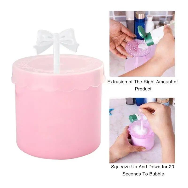 

1pc Foam Cup Facial Cleaning Foam Device Cup Whipped Bottle Tool Cleanser Foam Maker Cup Face Skin Care Cleaning Tool