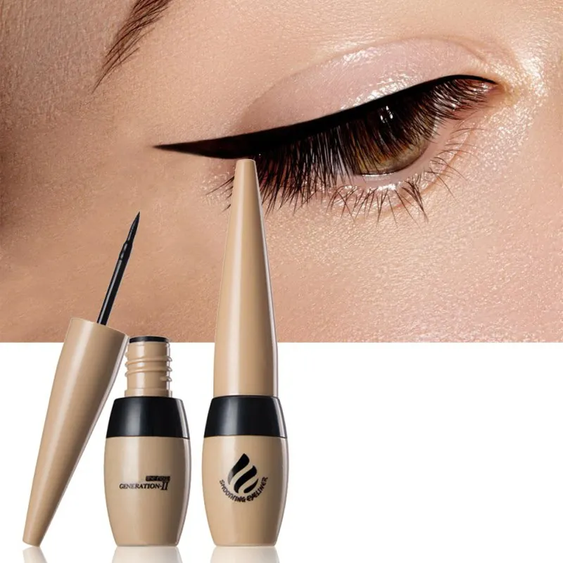 Quick drying Waterproof Eyeliner Black Eyeliner Hard and Soft Eyeliner