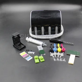 

CISSPLAZA Continuous Ink Supply System Universal DIY CISS Replacement for HP 21 22 60 61 56 57 74 75 INK CARTRIDGES KIT
