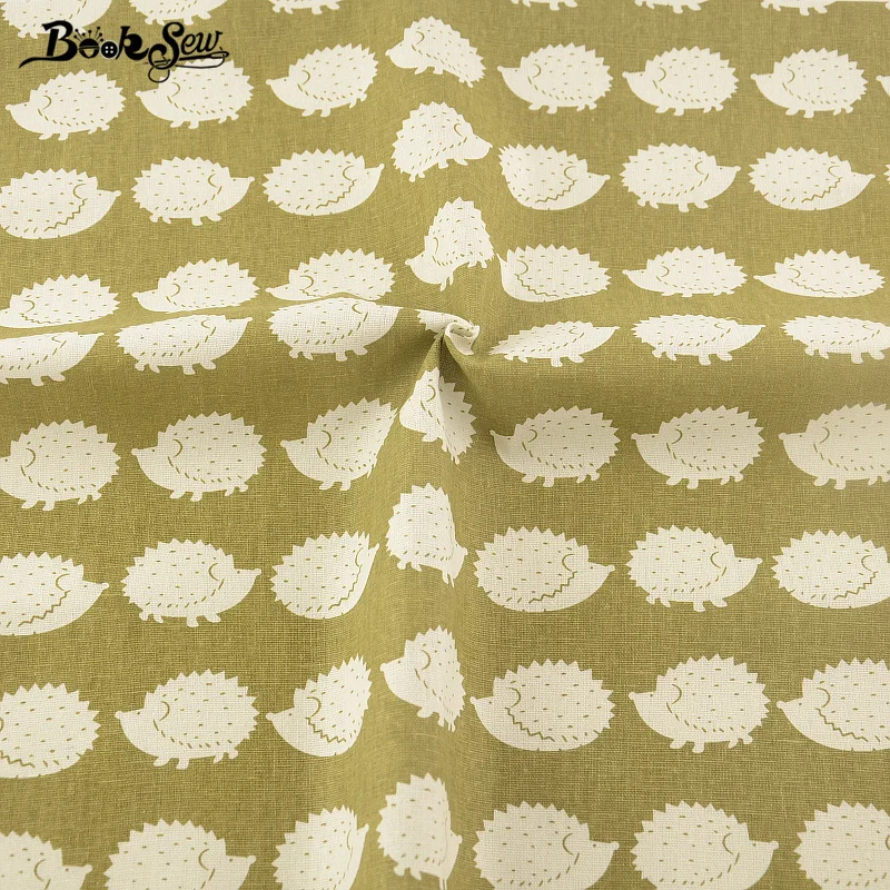 Booksew Текстиль для дома прекрасный Ежик Стиль хлопок белье Ткань Вышивание tissu