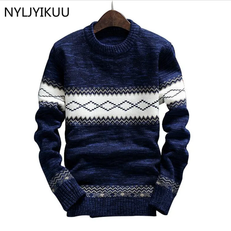 Fashion men sweater 100 high quality sweater slim men sexy tight