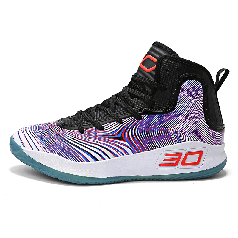 Venta caliente tobillo Zapatos de deporte de los hombres zapatillas de baloncesto zapatos deportivos al aire libre zapatillas de deporte, Calzado de baloncesto masculino cesta Homme