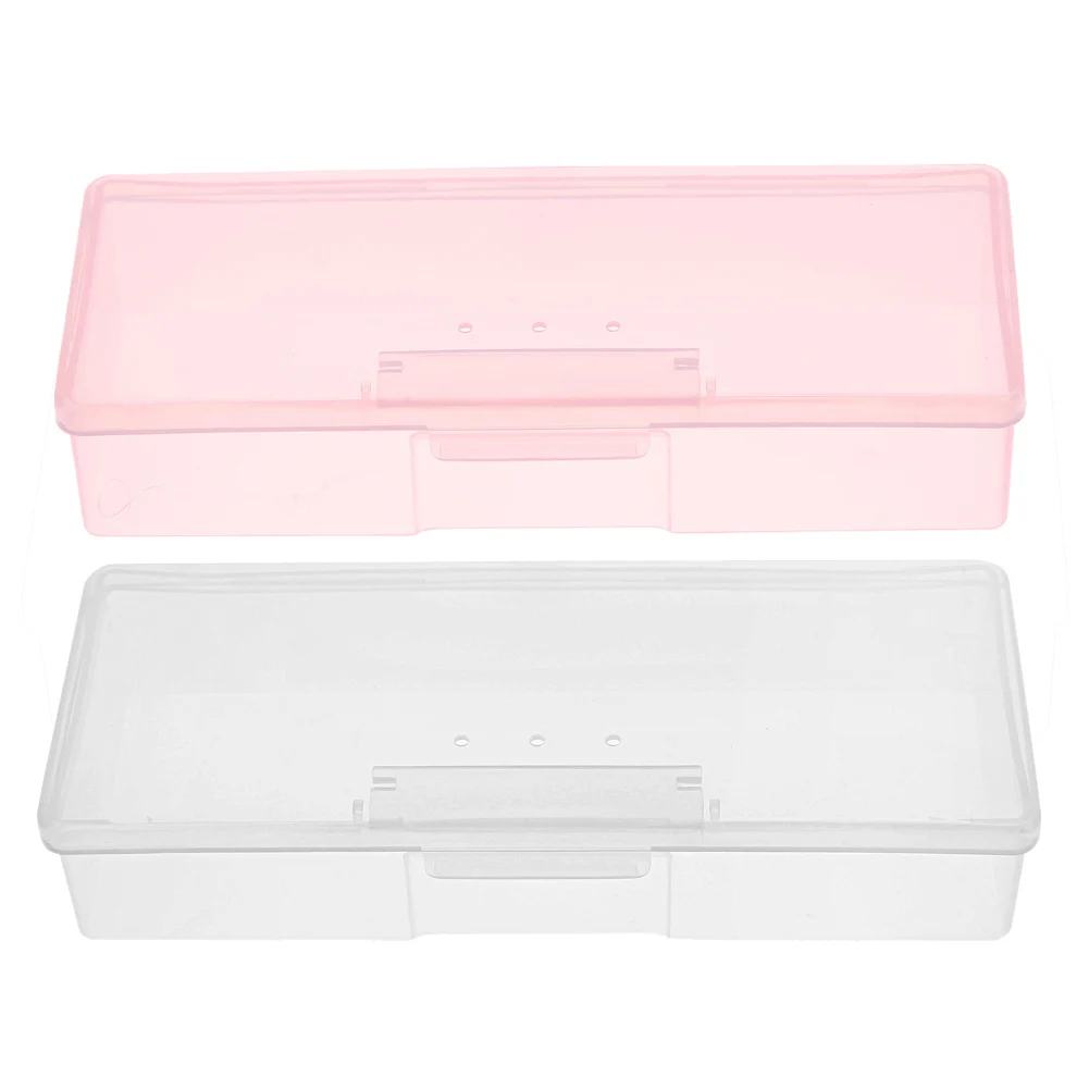 

Yinikiz Manicure Storage Box 1pcs Plastic Nail Dotting Drawing Pens Transparent Container Box Manicure Nail Art Tools