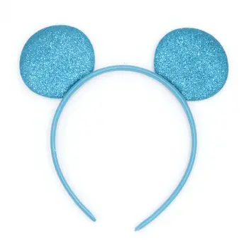 

10pcs/lot 19 Colors Baby Girl Minnie Mouse Ear Hairband Trendy Baby Girl DIY Hair Accessories For Kids Children 2018 Headwear