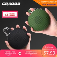 CBAOOO F5 TWS Portable Bluetooth speaker V5.0 Wireless Loudspeaker Sound System stereo Music surround Waterproof Outdoor Speaker