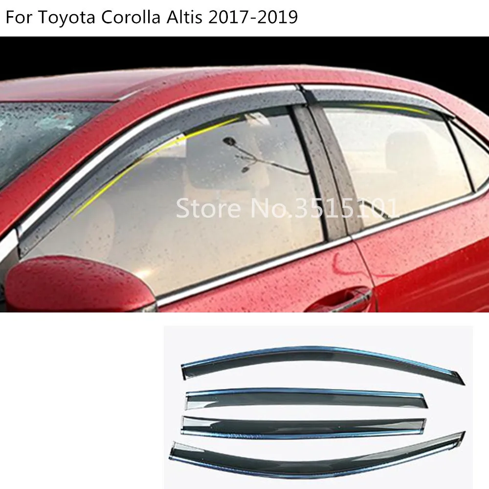 CHROME SIDE VENT CORNER DOOR TRIM COVER FOR TOYOTA NEW FORTUNER 2011+