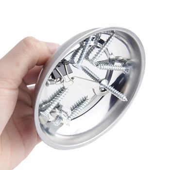 

3"/4"/6" Circular Magnetic Tray Stainless Steel Tool Tray For Automotive Bolts Screws Parts Suction Disc Tools