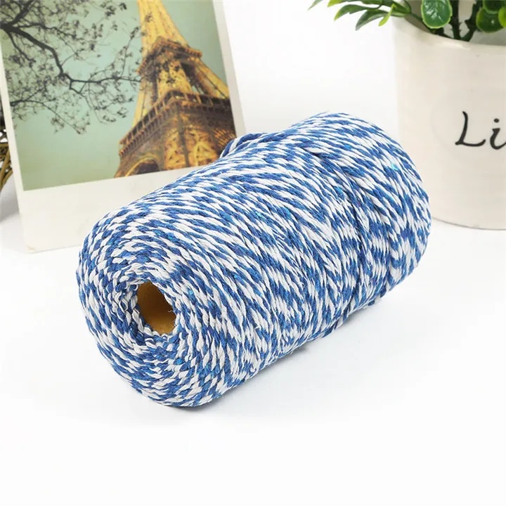 1  100m x2mm Cotton Yarn Thread DIY Handmade Knitted Thread For Child Baby Knitting Crochet Yarn Diy Crafts Clothing Sewing Yarns