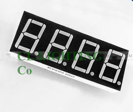 

0.56inch 4bit Common anode Digital Tube green LED Digit Display 7 Segment 0.5inch 0.5 0.56 inch 0.56'' 0.56in. 4 Four bit
