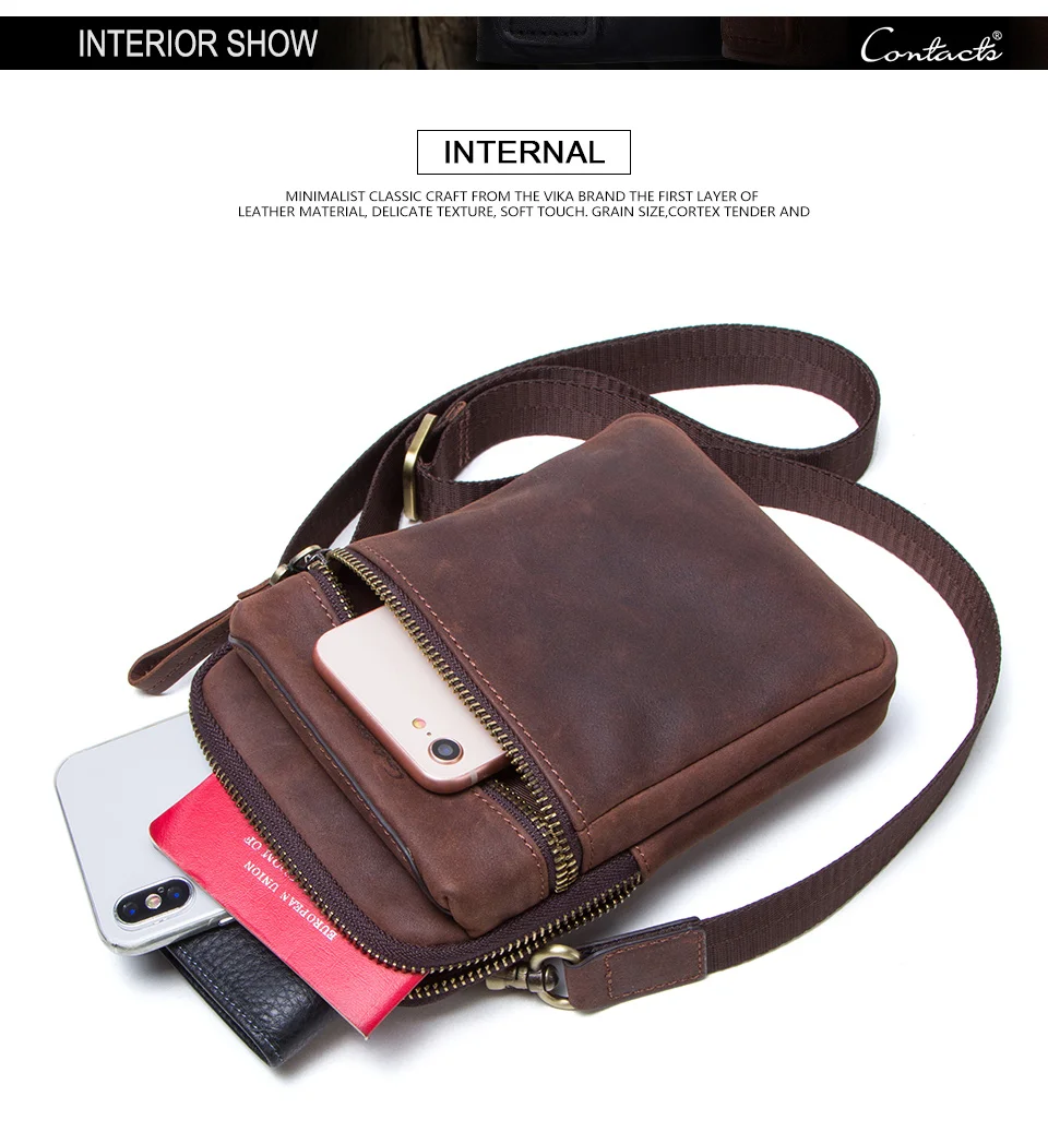 men's small travel handbag