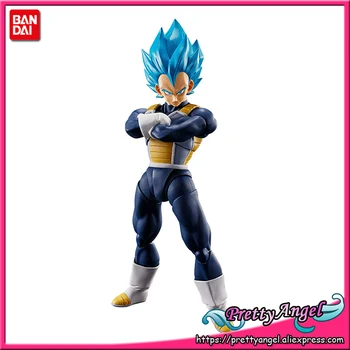 

PrettyAngel - Genuine BANDAI SPIRITS Tamashii Nations Exclusive SHF Dragon Ball Z Super Saiyan God SS Vegeta 2.0 Action Figure