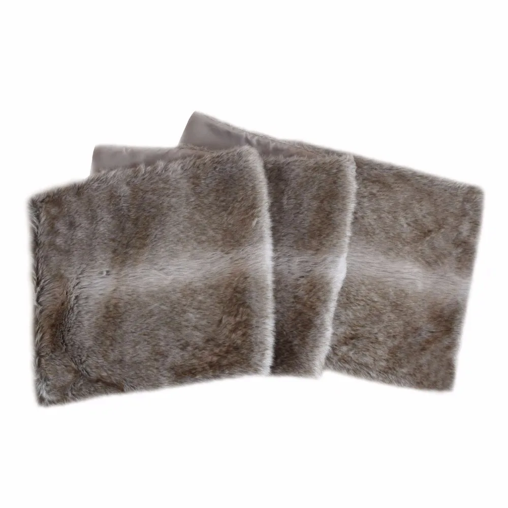 

Free Shipping Christmas Table Runner Xmas Table Decoration Accessories Modern Faux Fur Table Cloth For Party Home Man