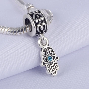 

SPINNER Symbol Of Protection Charm Beads Fit Brand Bracelet For Women Crystal Dlanging DIY jewelry Gift