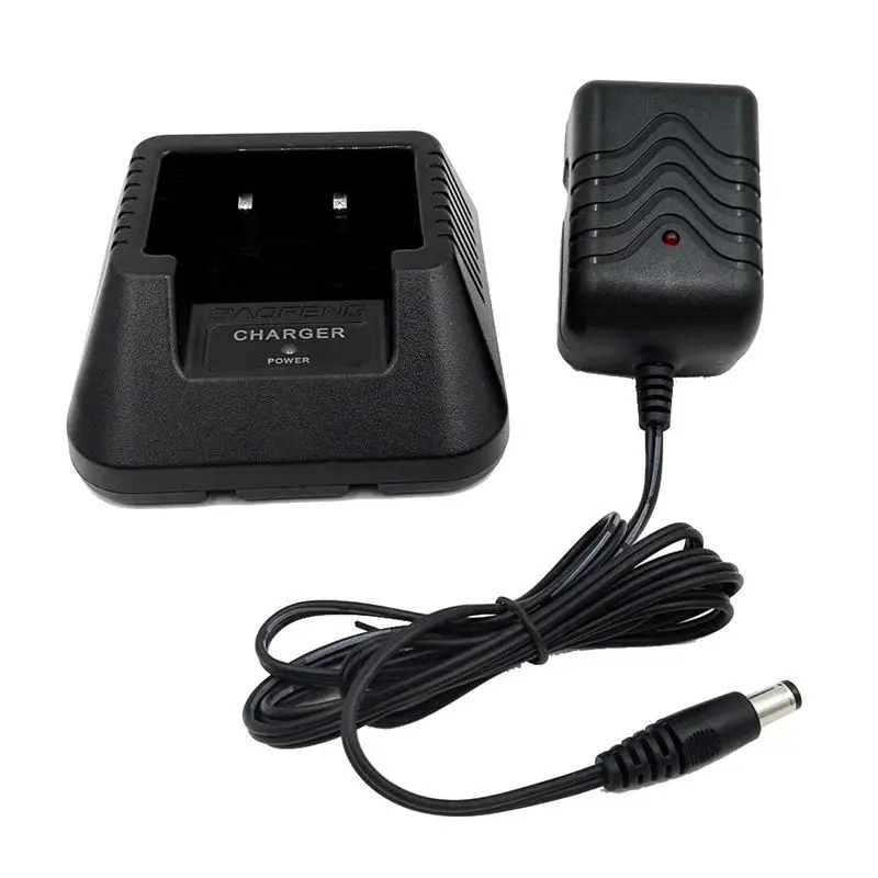 Радио батарея настольное зарядное устройство адаптер питания для Baofeng Uv5R Plus Uv5Rb EU