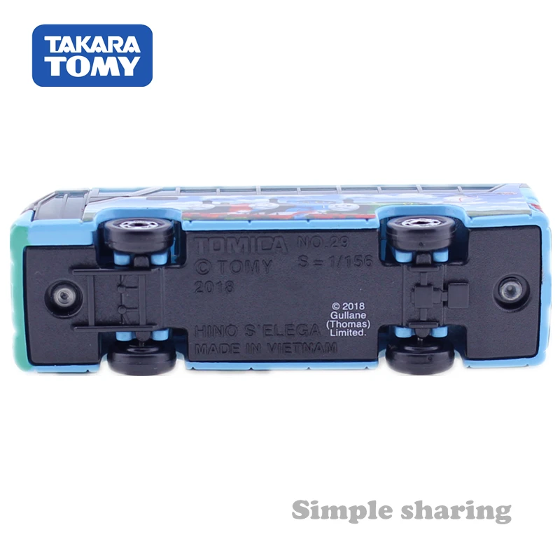 Takara Tomy TOMICA №29 thomasland междугороднего автобуса модель 1:156 литья под давлением