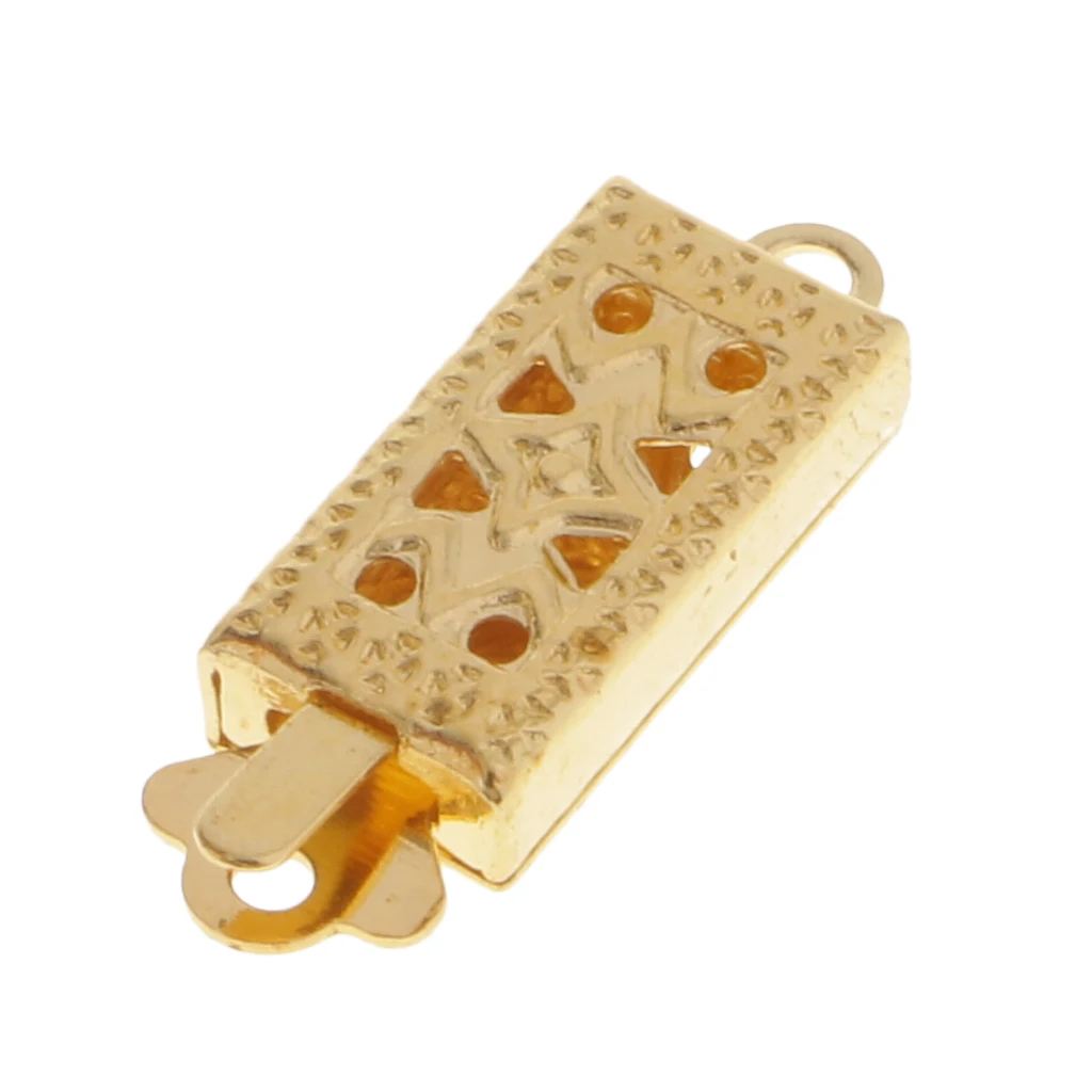 10pcs Metal Bracelet Necklace Jewellery Findings Connectors Box Clasps Buckles DIY Crafts Jewelry