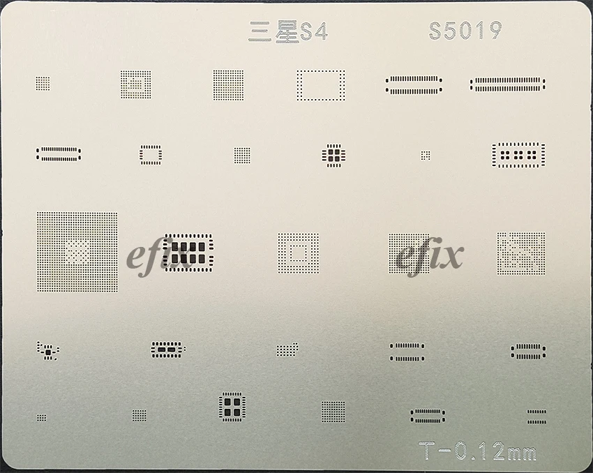 Ефикс 14 шт./лот микросхема наборы трафаретов для пайки BGA паяльная шаблон сварочный флюс для samsung S8 S7 S6 край S5 S4 S3 Note 3, 4, 5, 6 лет