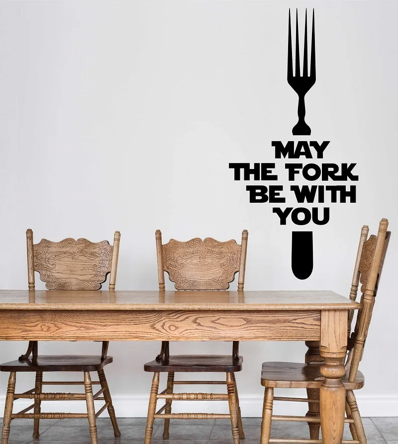 

Kitchen restaurant bar wall vinyl applique decorative art mural wallpaper 2WS36