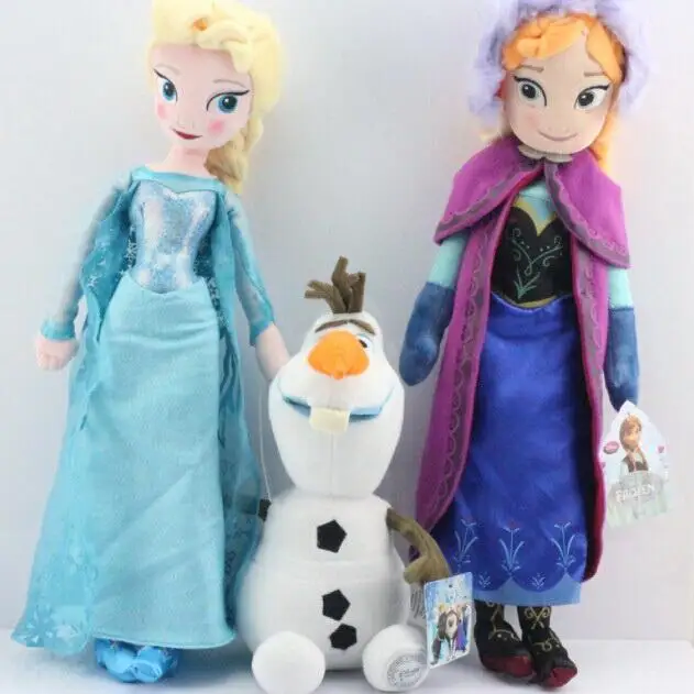 Disney плюшевые куклы игрушки Холодное сердце Эльза Анна принцесса Олаф Sven Kristoff