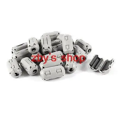

20 Pcs Gray UF35B 3mm Dia Clip On EMI RFI Noise Ferrite Core Filter