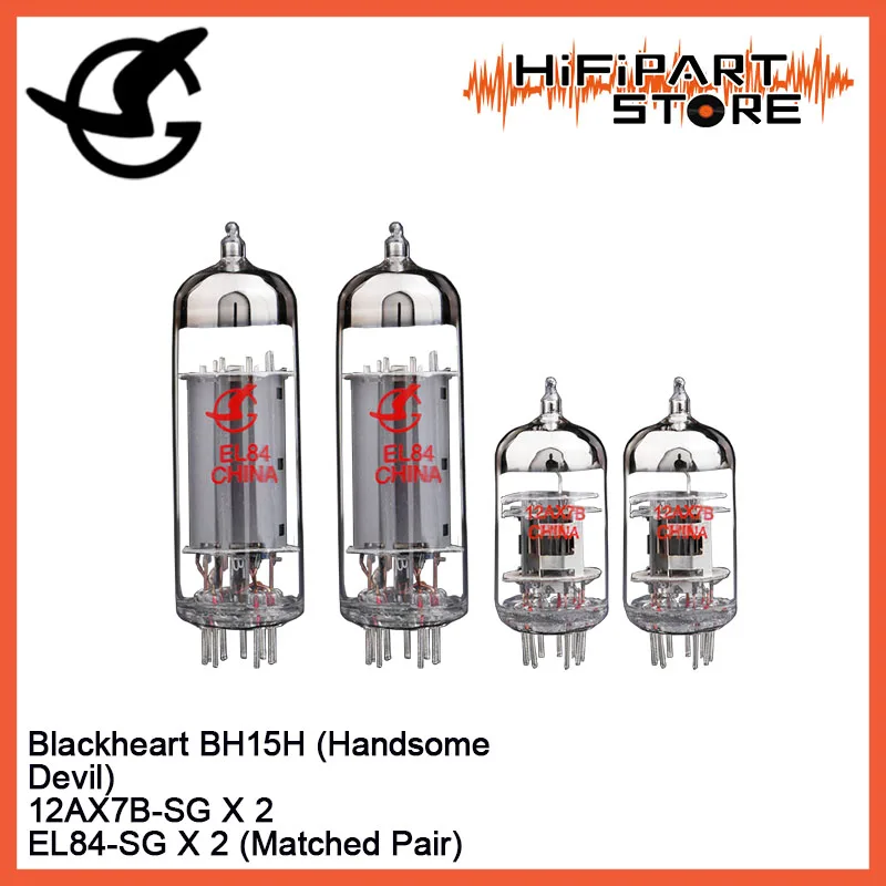 Shuguang Tube обновления Комплект для Blackheart BH15H(красивый дьявол) гитары Ампер EL84 X 2(наборные пара) 12AX7B X 2