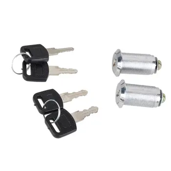 

2PCS Aluminium Alloy 30mm Cam Locks with Keys Filing Cabinet Mailbox Drawers Cupboard Lockers Camlocks Drawers