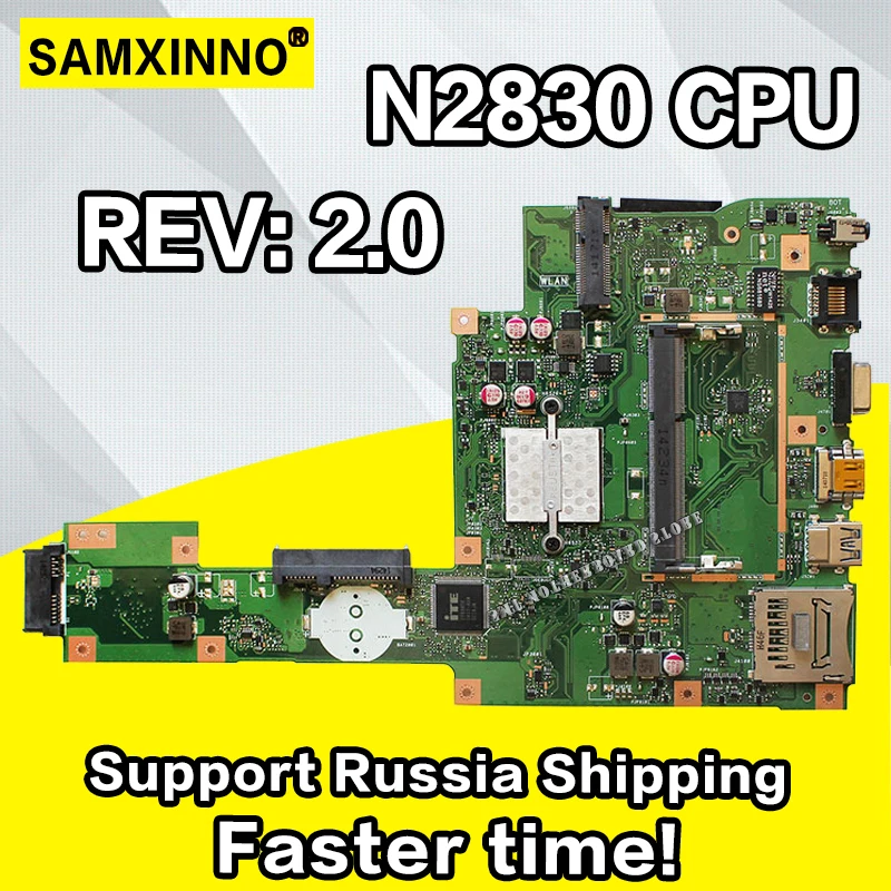 Новая материнская плата X553MA N2830/2840U REV2.0 RAM для For Asus A553M D553M F553MA ноутбука