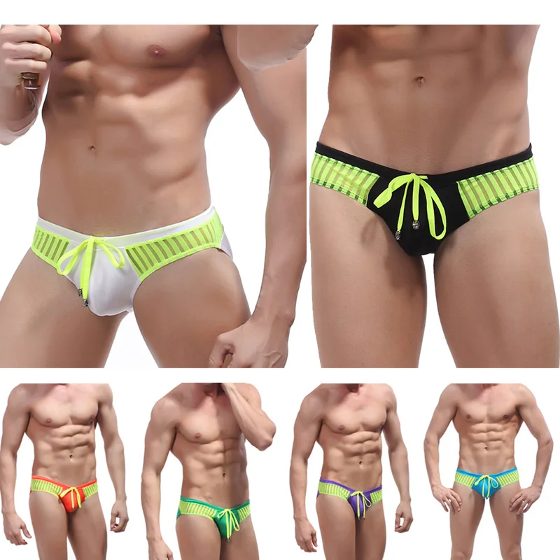 mens sexy costumi da bagno nuotata costume da bagno perizoma slip nuoto bikini beach costume da bagno