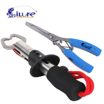 

iLure stainless steel fishing control grip EVA handle multifunctional tongs hook fishing tongs fishing tools mastering set pesca