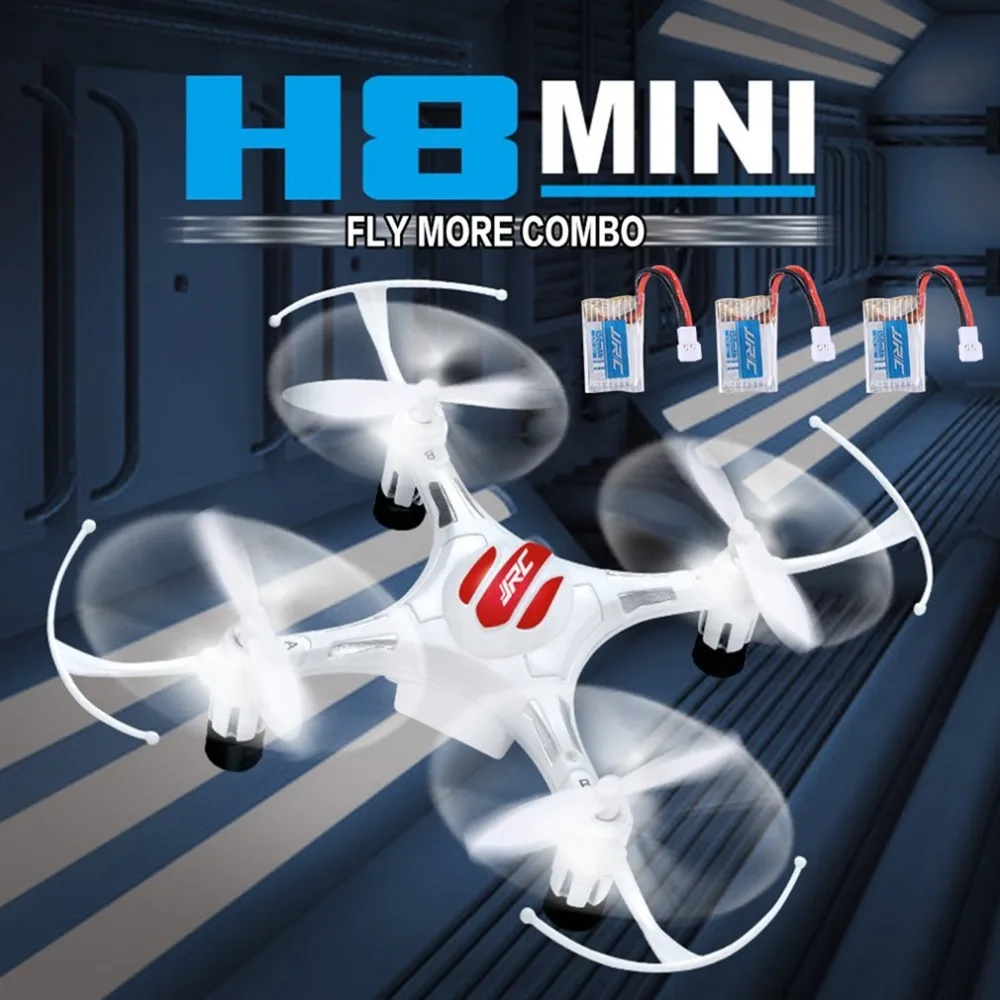 

JJR/C H8 Mini 2.4G 4CH 6-axis Gyro Drone RC Quadcopter 360 Flip Function Headless Mode RTF with 2(3) Batteries RTF