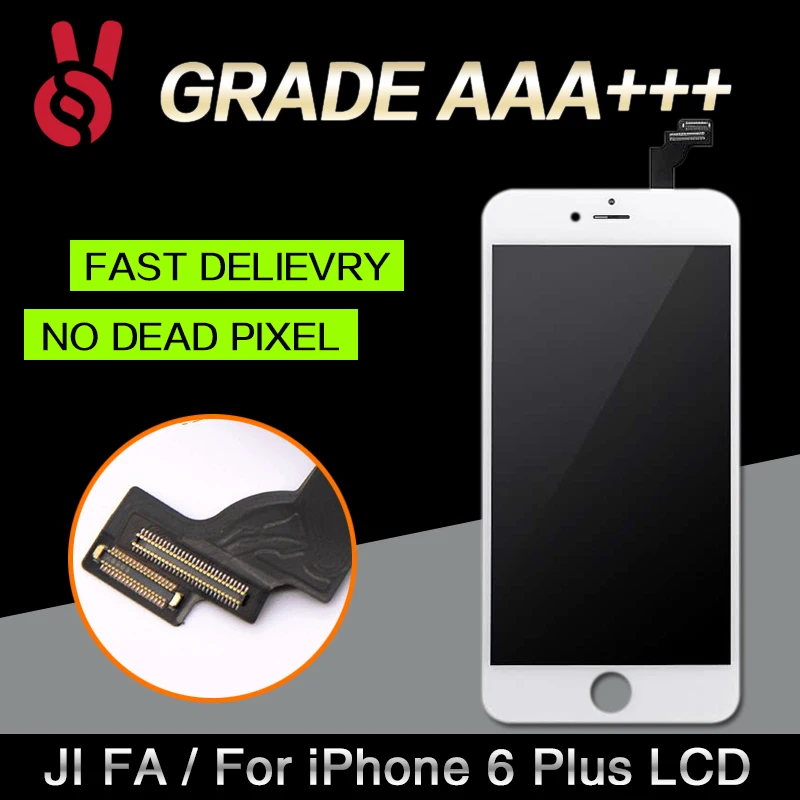 

5pcs/LOT Guarantee AAANo Dead Pixel for IPhone 6 plus 5.5 LCD Display Touch Screen Digitizer Assembly Replacement Free shipping