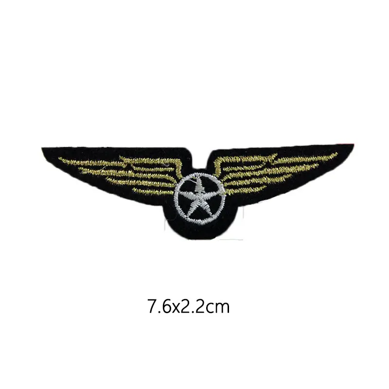

Embroidery Badges On Backpack Iron Space Logo Badage for Clothing Iron-On/ Sew-On Pins