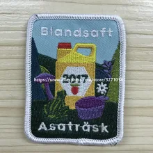 Diy пользовательские оверлок железа на или пришить вышитые патчи