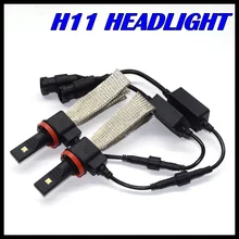 New Design H11 H7 LED headlight cree XML chips fog lamp Auto led headlight H11 H7 for all vehicles H11 LED headlight 40W 5000LM